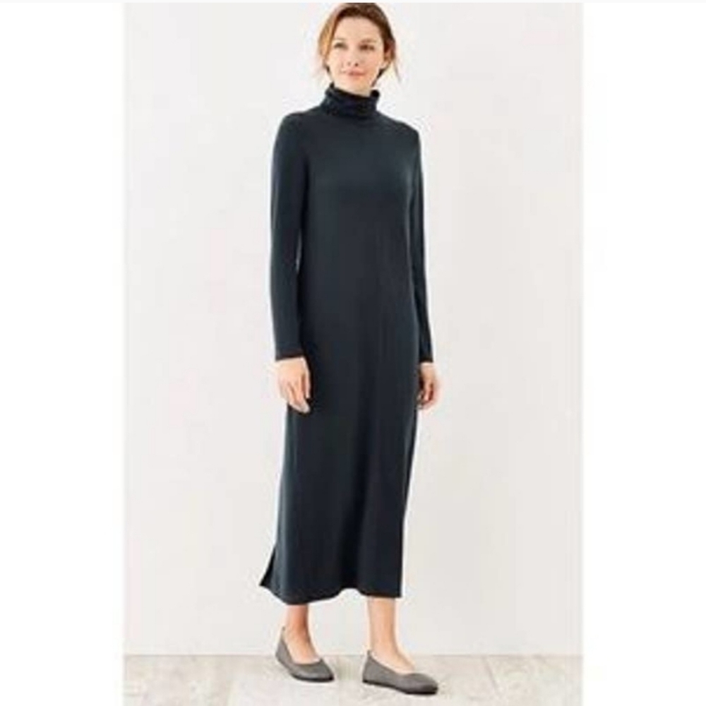 J.Jill Pure Luxe Tencel Maxi Dress in deep blue